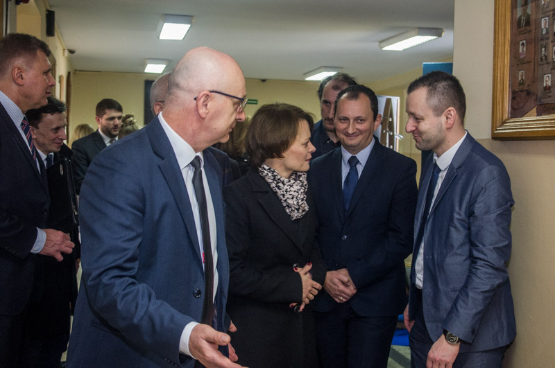 Minister przedsiębiorczości i technologii Jadwiga Emilewicz z wizytą w Kalwarii