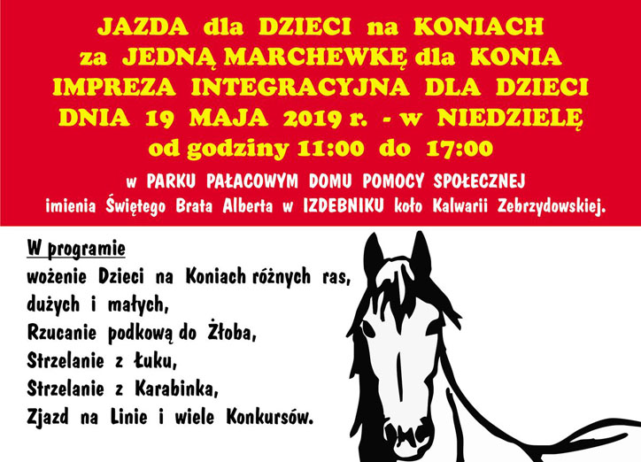 Impreza integracyjna w Izdebniku – za jedną marchewkę dla konia już w niedzielę