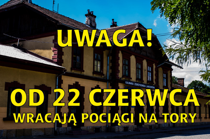 Od 22 czerwca powracają pociągi – będą jeździć przez wakacje z Krakowa do Zakopanego