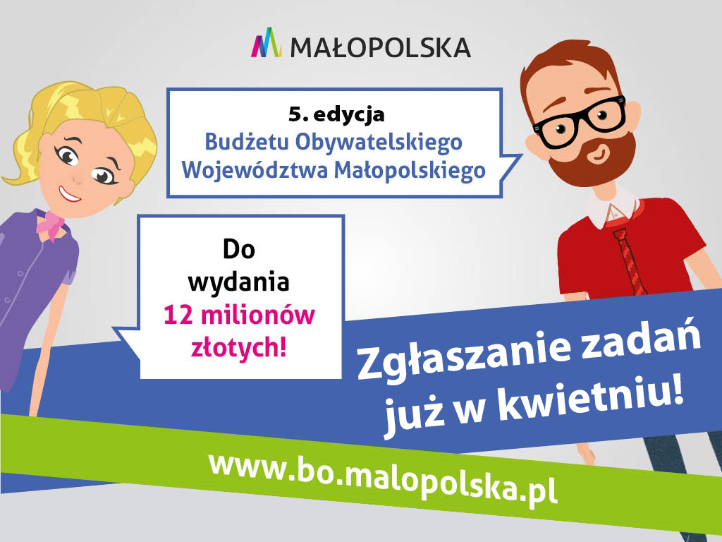 5 edycja Budżetu Obywatelskiego Województwa Małopolskiego przed nami
