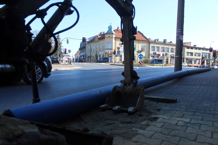 Budowa kanalizacji w Kalwarii powoli zbliża się do ukończenia