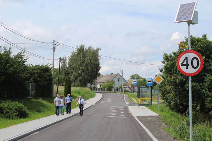 Pomiędzy Leńczami i Przytkowicami nareszcie zakończono przebudowę drogi gminnej