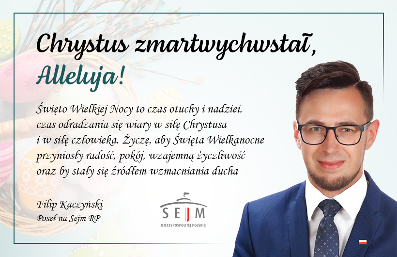 Życzenia Świąteczne – Poseł na Sejm RP Filip Kaczyński