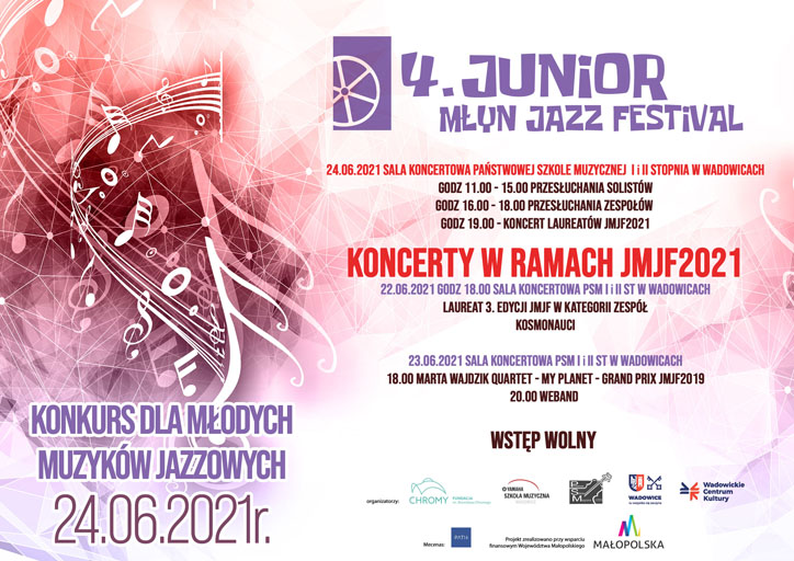Trwa nabór do czwartej edycji konkursu Junior Młyn Jazz Festival