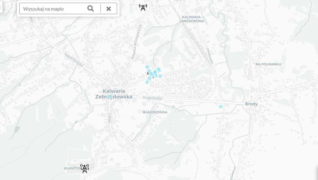 Jak wygląda pole elektromagnetyczne (PEM) w gminie Kalwaria?