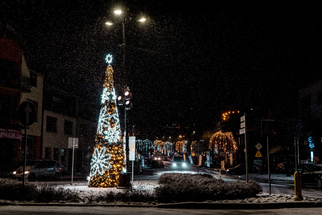 Oświetlenie świąteczne Kalwarii startuje w konkursie na Świetlną Stolicę Województwa Małopolskiego