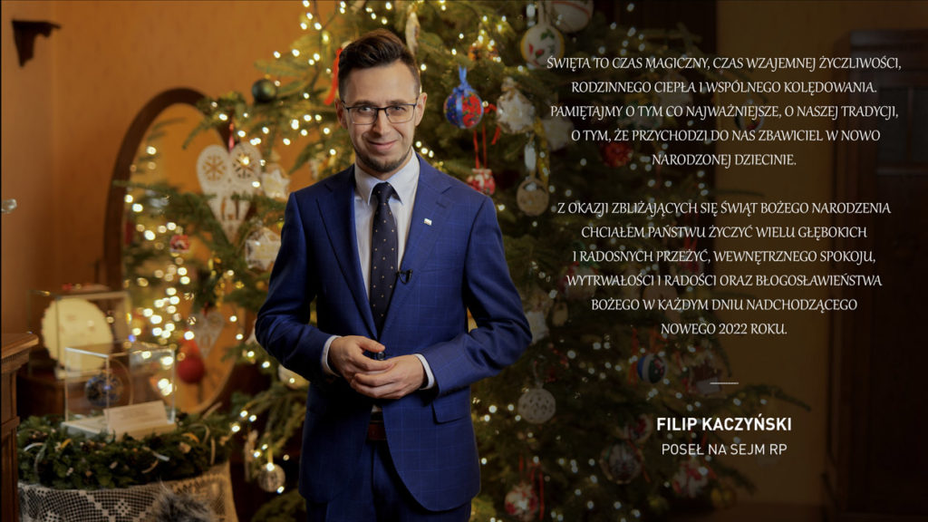Życzenia Bożonarodzeniowe – Poseł na Sejm RP Filip Kaczyński