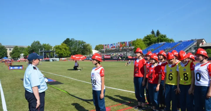 Wspaniały występ dziewczęcej drużyny MDP OSP Przytkowice na Olimpiadzie Strażackiej