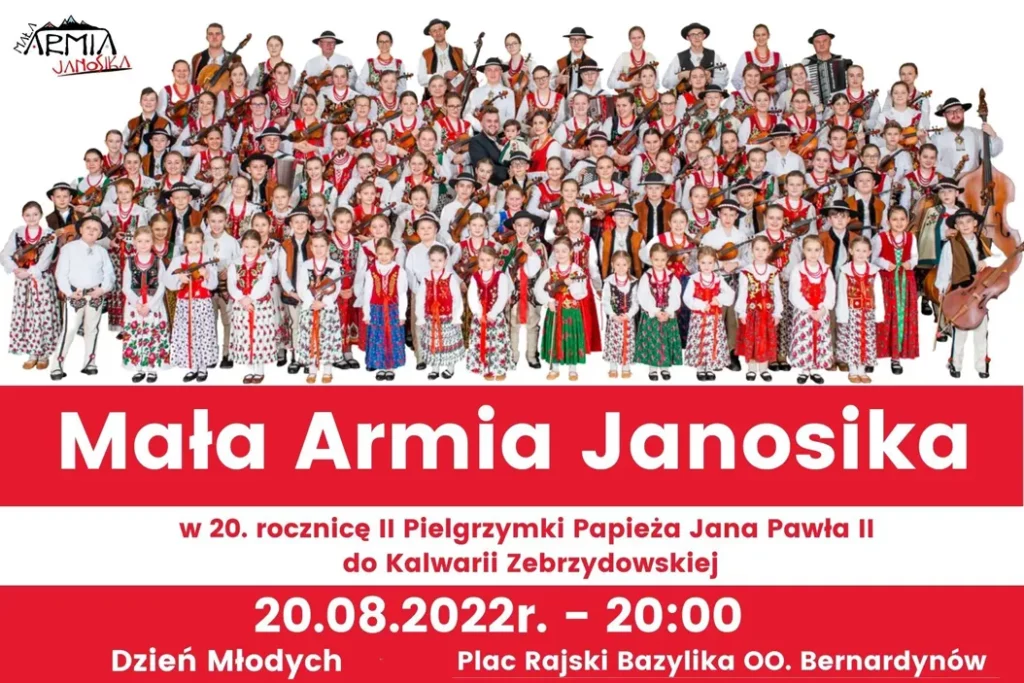 Koncert Małej Armii Janosika w Kalwaryjski Dzień Młodych