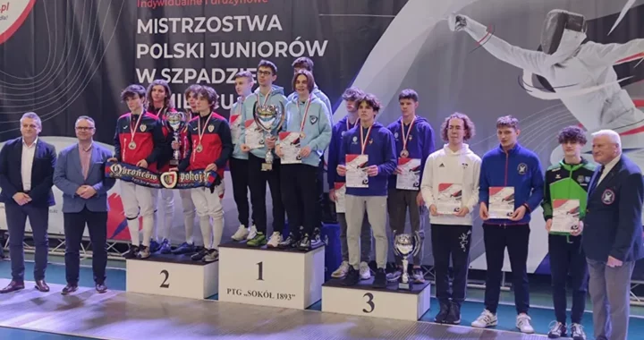Duży sukces szpadzistów z Kalwarii na Mistrzostwach Polski Juniorów