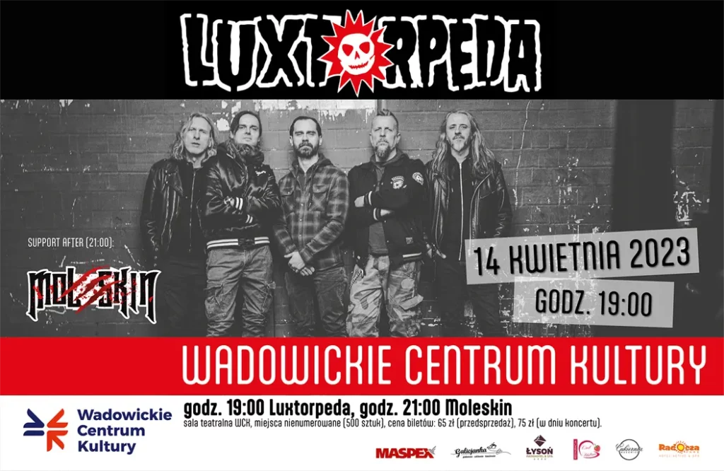 Koncert Luxtorpedy – Ostatnia szansa na zakup biletu