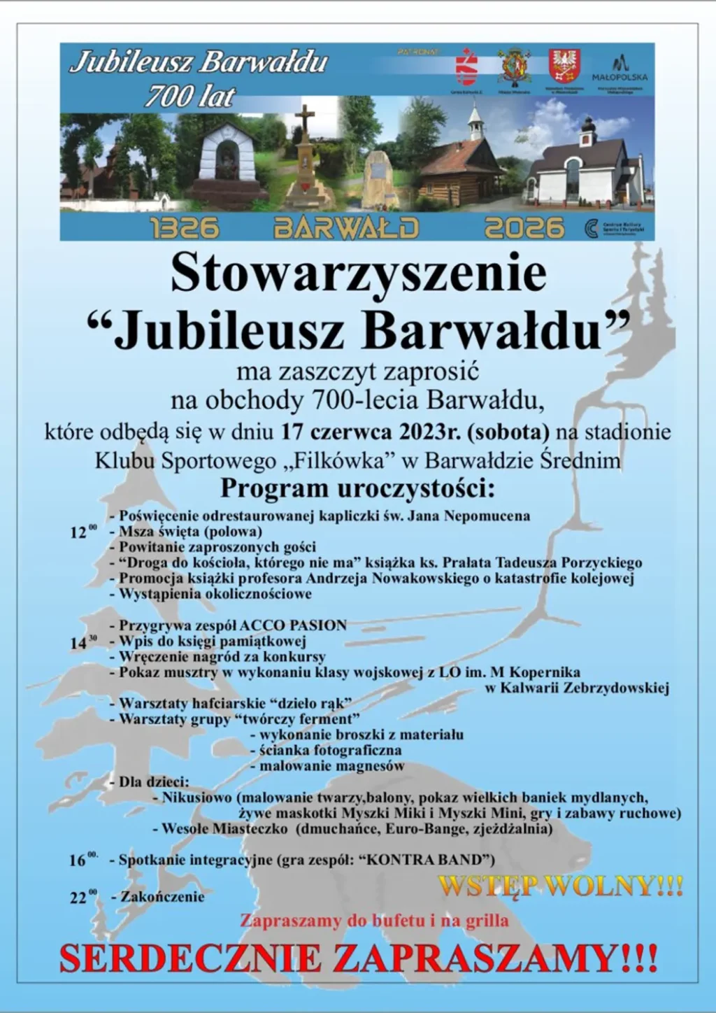 Obchody jubileuszu 700-lecia Barwałdu