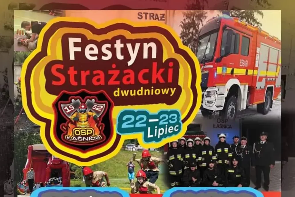 Strażacy z OSP Łaśnica zbierają na nowy samochód organizują dwudniowy piknik