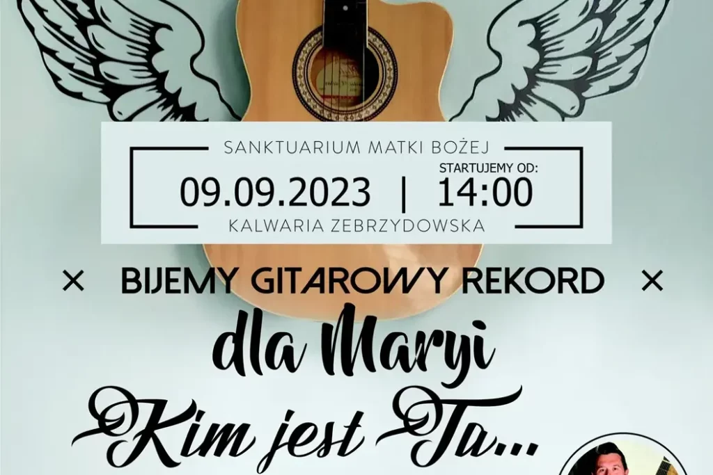 W Kalwaryjskim Sanktuarium będą bić rekord gitarowy dla Maryi