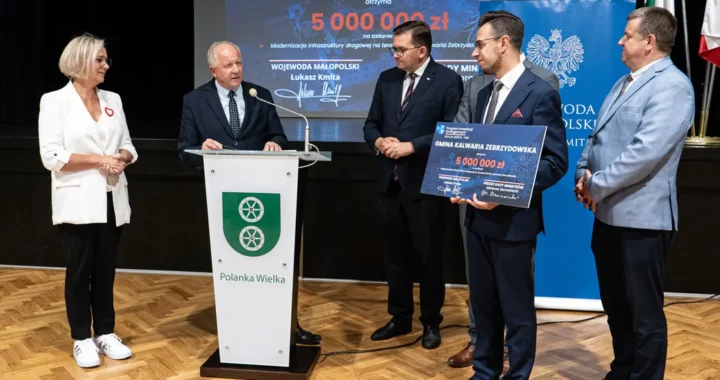 5 mln zł dla Gminy Kalwaria Zebrzydowska na modernizację infrastruktury drogowej