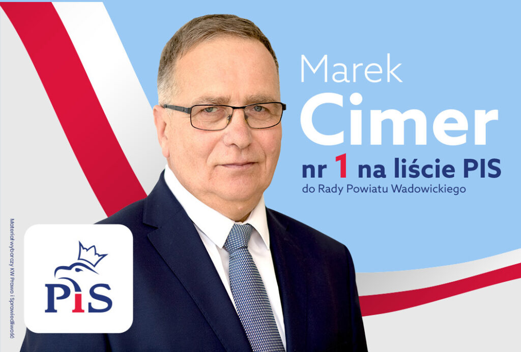 Marek Cimer – Kandydat do Rady Powiatu Wadowickiego