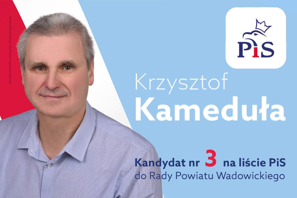 Krzysztof Kameduła – Kandydat do Rady Powiatu Wadowickiego
