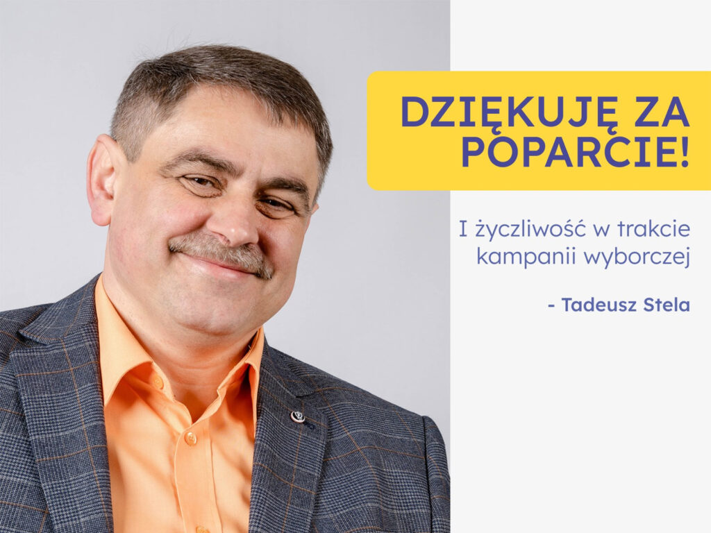 Oficjalne wyniki II tury wyborów na Burmistrza Kalwarii Zebrzydowskiej zwycięzcą Tadeusz Stela