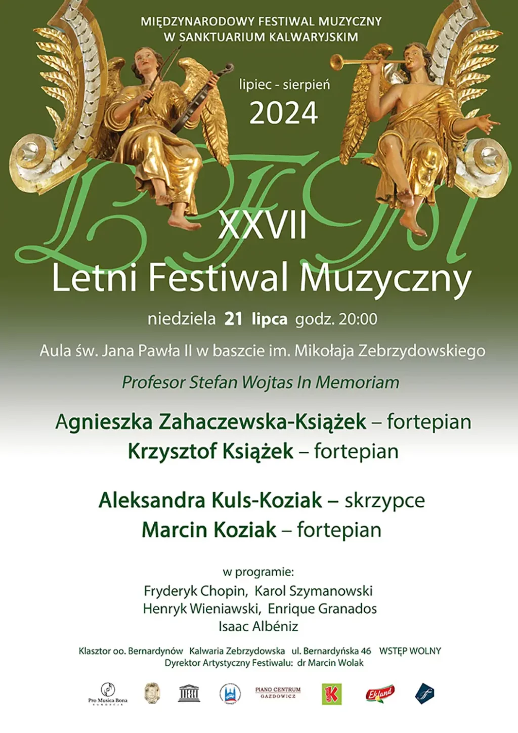 XXVII Letni Festiwal Muzyczny – Profesor Stefan Wojtas in Memoriam