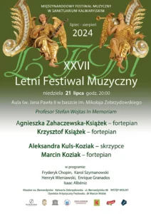 XXVII Letni Festiwal Muzyczny - Profesor Stefan Wojtas in Memoriam @ Aula im. św. Jana Pawła II - Santkuarium Pasyjno-Maryjne