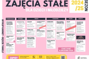 Zapraszamy na zajęcia stałe w kalwaryjskim Centrum Kultury