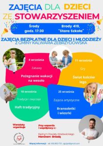 Bezpłatne zajęcia dla dzieci ze Stowarzyszeniem @ Stowarzyszania im. Jana Pawła II Patrona Kalwarii Zebrzydowskiej – Brody 419