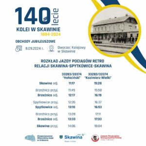 140-lecie kolei w SKawinie @ Dworzec Kolejowy