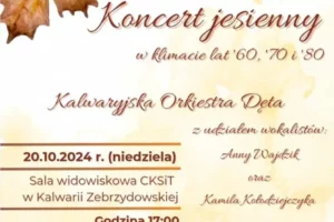 Zapraszamy na koncert jesienny w klimacie lat 60,70,80