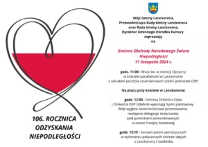 Gminne Obchody Narodowego Święta Niepodległości w Lanckoronie