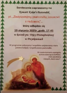 Koncert Kolęd i Pastorałek w wykonaniu: scholii dziecięcej DoMiSol, chóru parafialnego i Zespołu Sami Swoi @ kościół pw. św. Trójcy Przenajświętszej w Przytkowicach