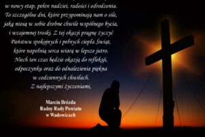 Życzenia Świąteczne od Marcina Brózdy – Radnego Rady Powiatu w Wadowicach