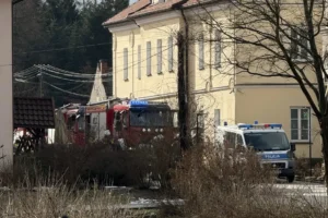 Pożar w DPS w Zebrzydowicach